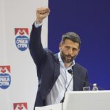 28, May, 2024, Belgrade - The pre-election meeting of the coalition of parties gathered around SNS on the "Aleksandar Vucic - Belgrade tomorrow" electoral list was held in the Ranko Zeravica Sports Hall. Aleksandar Sapic. Photo: Antonio Ahel/ATAImages

28, maj, 2024, Beograd - U Hali sportova Ranko Zeravica odrzan je predizborni skup koalicije stranaka okupljenih oko SNS na izbornoj listi "Aleksandar Vucic - Beograd sutra". Photo: Antonio Ahel/ATAImages Photo: Antonio Ahel/ATAImages/PIXSELL