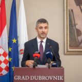 28.09.2024., Velika vijecnica, Dubrovnik - Gradonacelnik Dubrovnika Mato Franković odrzao konferenciju za medije na temu "Zona posebnog prometnog rezima". Photo: Grgo Jelavic/PIXSELL