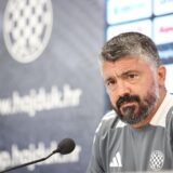 30.08.2024.,Split-Konferencija za medije Hajduka uoci utakmice s Osijekom. Na pitanja odgovara trener Gennaro Gattuso. Photo: Ivana Ivanovic/PIXSELL