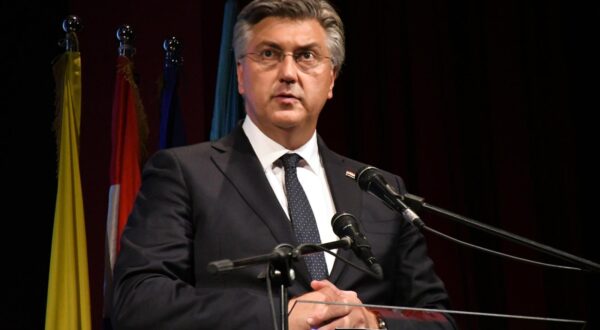 30.08.2024., Daruvar -  Svecano obiljezavanje Medjunarodnog dana nestalih osoba i Dan sjecanja na nestale u Domovinskom ratu. Svecanosti je nazocio ipremijer Andrej Plenkovic Photo: Damir Spehar/PIXSELL