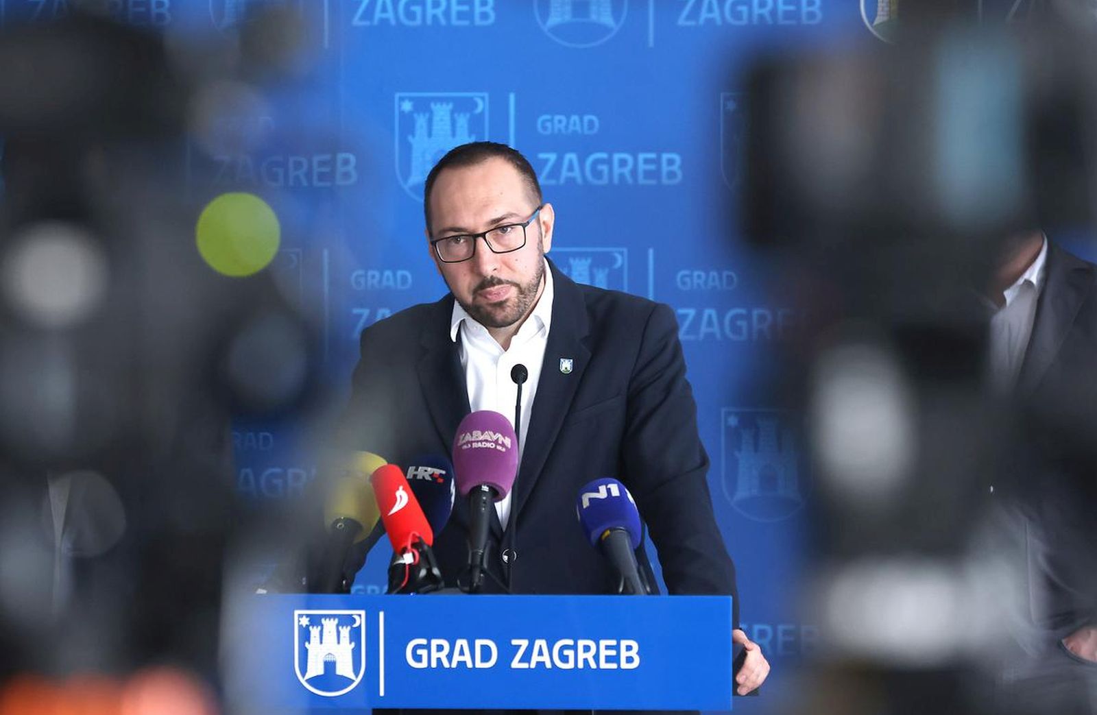 30.09.2024., Zagreb - Gradonacelnik Grada Zagreba Tomislav Tomasevic odrzao je  konferenciju za medije na temu opskrbe plinom na podrucju Zagreba, Velike Gorice i Zapresica. Photo: Patrik Macek/PIXSELL