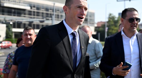 31.08.2024., Zagreb - Ivan Penava i Stipo Mlinaric odrzali konferenciju za medije uoci Izbornog sabora Domovinskog pokreta.  Photo: Neva Zganec/PIXSELL