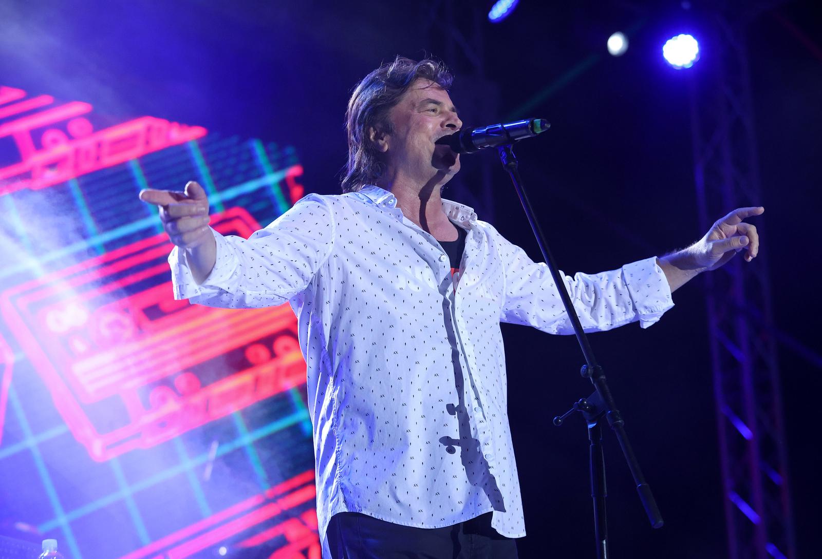 31.08.2024., Split - Grupa Bijelo dugme odrzala je koncert ispred novog kluba Porat u skopu turneje "Dozivjeti stotu" povodom 50. obljetnice postojanja grupe. Alen Islamovic Photo: Ivana Ivanovic/PIXSELL