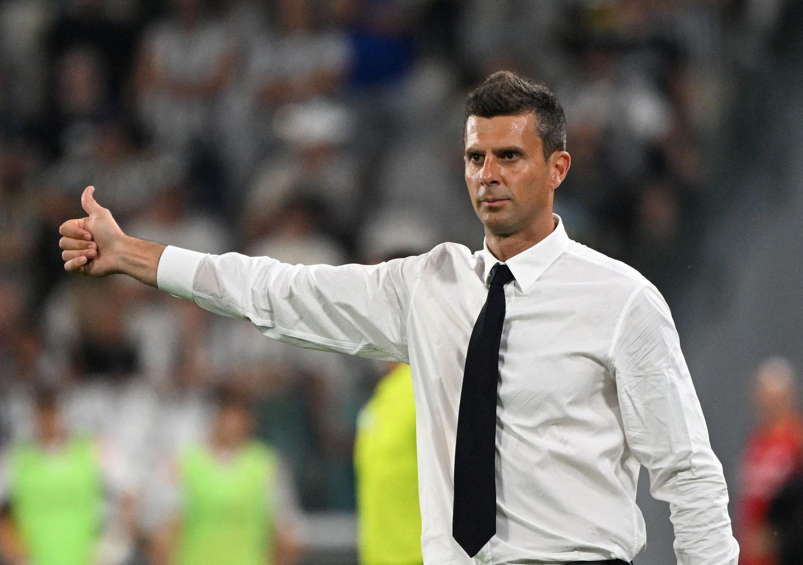 Soccer Football - Serie A - Juventus v AS Roma - Allianz Stadium, Turin, Italy - September 1, 2024  Juventus coach Thiago Motta reacts REUTERS/Alberto Lingria Photo: ALBERTO LINGRIA/REUTERS