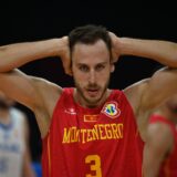 Basketball - FIBA World Cup 2023 - Second Round - Group J - Greece v Montenegro - Mall of Asia Arena, Manila, Philippines - September 3, 2023 Montenegro's Vladimir Mihailovic reacts REUTERS/Lisa Marie David Photo: LISA MARIE DAVID/REUTERS