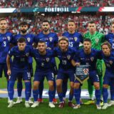 Soccer Football - Nations League - League A - Group 1 - Portugal v Croatia - Estadio da Luz, Lisbon, Portugal - September 5, 2024 Croatia players pose for a team group photo before the match REUTERS/Pedro Nunes Photo: PEDRO NUNES/REUTERS