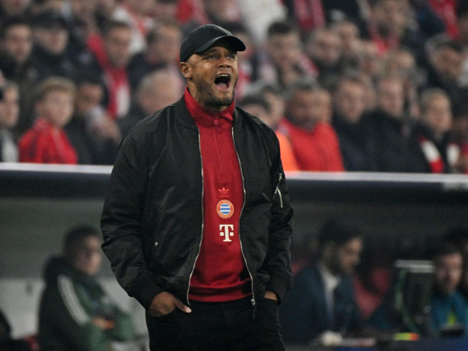 Soccer Football - Champions League - Bayern Munich v GNK Dinamo Zagreb - Allianz Arena, Munich, Germany - September 17, 2024 Bayern Munich coach Vincent Kompany reacts REUTERS/Angelika Warmuth Photo: Angelika Warmuth/REUTERS