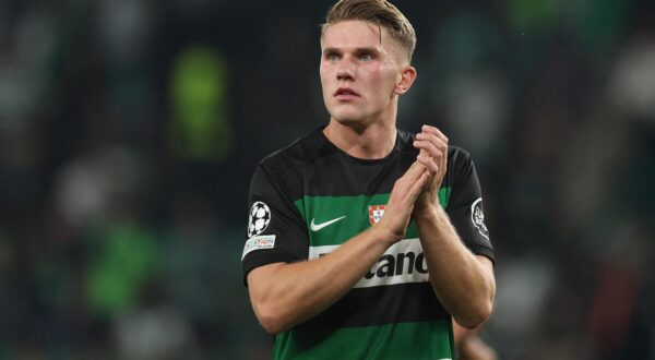 Soccer Football - Champions League - Sporting CP v Lille - Estadio Jose Alvalade, Lisbon, Portugal - September 17, 2024  Sporting CP's Viktor Gyokeres celebrates after the match REUTERS/Andre Dias Nobre Photo: ANDRE DIAS NOBRE/REUTERS