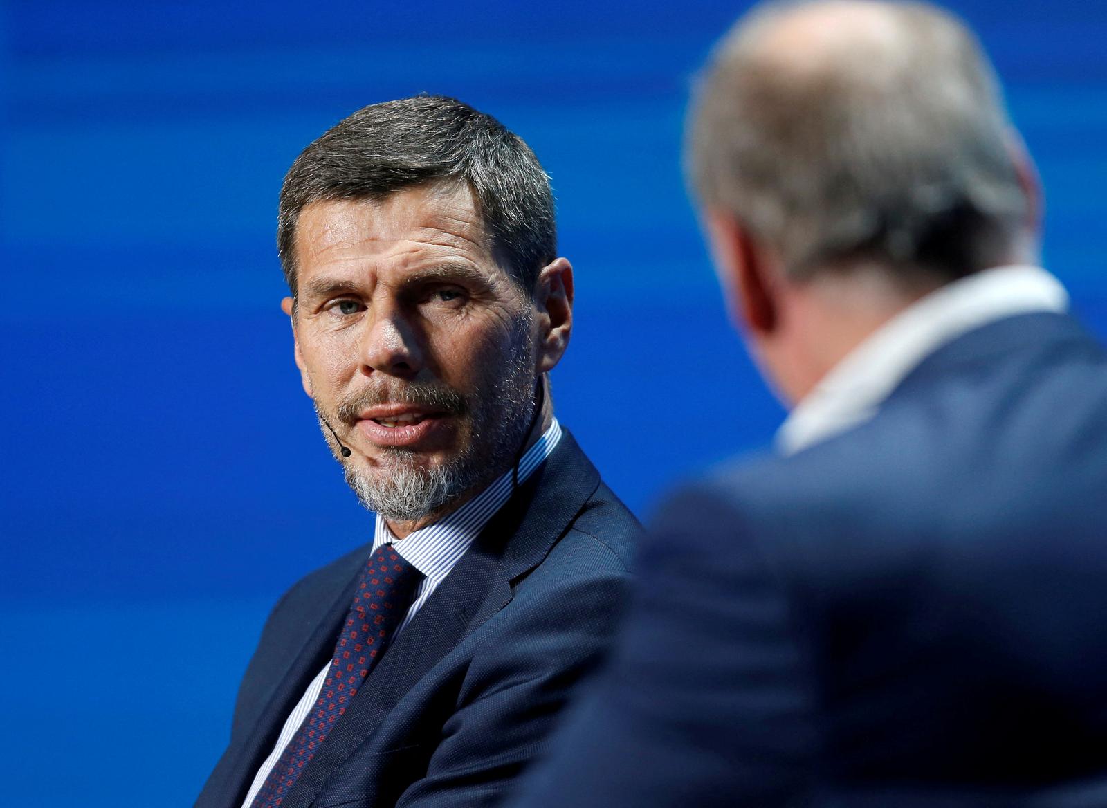 FILE PHOTO: Zvonimir Boban, Fifa Deputy Secretary General gestures during the Dubai International Sports Conference in Dubai, UAE January 2, 2019. REUTERS/Satish Kumar/File Photo Photo: SATISH KUMAR/REUTERS