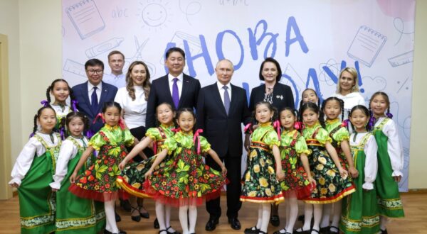 September 3, 2024, Ulaanbaatar, Mongolia: Russian President Vladimir Putin, center, and Mongolian President Ukhnaagiin Khurelsukh, center left, pose with young dancers during a visit to the Plekhanov Russian University of Economics, September 3, 2024 in Ulaanbaatar, Mongolia.,Image: 904457421, License: Rights-managed, Restrictions: ***
HANDOUT image or SOCIAL MEDIA IMAGE or FILMSTILL for EDITORIAL USE ONLY! * Please note: Fees charged by Profimedia are for the Profimedia's services only, and do not, nor are they intended to, convey to the user any ownership of Copyright or License in the material. Profimedia does not claim any ownership including but not limited to Copyright or License in the attached material. By publishing this material you (the user) expressly agree to indemnify and to hold Profimedia and its directors, shareholders and employees harmless from any loss, claims, damages, demands, expenses (including legal fees), or any causes of action or allegation against Profimedia arising out of or connected in any way with publication of the material. Profimedia does not claim any copyright or license in the attached materials. Any downloading fees charged by Profimedia are for Profimedia's services only. * Handling Fee Only 
***, Model Release: no, Credit line: Vyacheslav Prokofyev/Kremlin Poo / Zuma Press / Profimedia