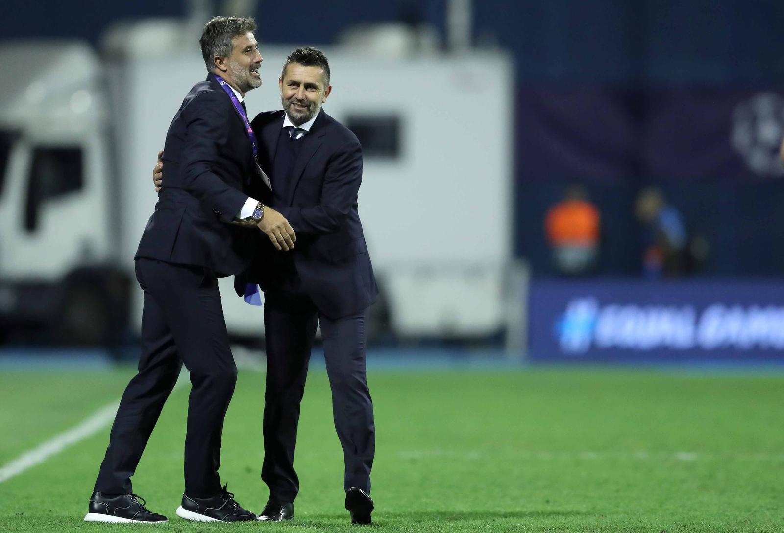 18.09.2019., stadion Maksimir, Zagreb - UEFA Lige prvaka, skupina C, 1. kolo, GNK Dinamo - Atalanta B.C. Zoran Mamic, Nenad Bjelica Photo: Slavko Midzor/PIXSELL