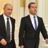 Dmitry Medvedev and Vladimir Putin,Image: 746875495, License: Rights-managed, Restrictions: ***
HANDOUT image or SOCIAL MEDIA IMAGE or FILMSTILL for EDITORIAL USE ONLY! * Please note: Fees charged by Profimedia are for the Profimedia's services only, and do not, nor are they intended to, convey to the user any ownership of Copyright or License in the material. Profimedia does not claim any ownership including but not limited to Copyright or License in the attached material. By publishing this material you (the user) expressly agree to indemnify and to hold Profimedia and its directors, shareholders and employees harmless from any loss, claims, damages, demands, expenses (including legal fees), or any causes of action or allegation against Profimedia arising out of or connected in any way with publication of the material. Profimedia does not claim any copyright or license in the attached materials. Any downloading fees charged by Profimedia are for Profimedia's services only. * Handling Fee Only 
***, Model Release: no, Credit line: Not supplied / WillWest News / Profimedia