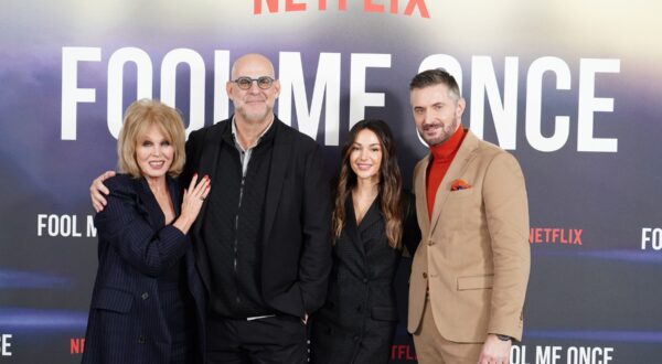 (left to right) Joanna Lumley, writer Harlan Coben Michelle Keegan, and Richard Armitage attend a photo call for the new Netflix series, Fool Me Once, at the Soho Hotel in central London. Picture date: Tuesday December 12, 2023.,Image: 828817286, License: Rights-managed, Restrictions: , Model Release: no, Credit line: Ian West / PA Images / Profimedia