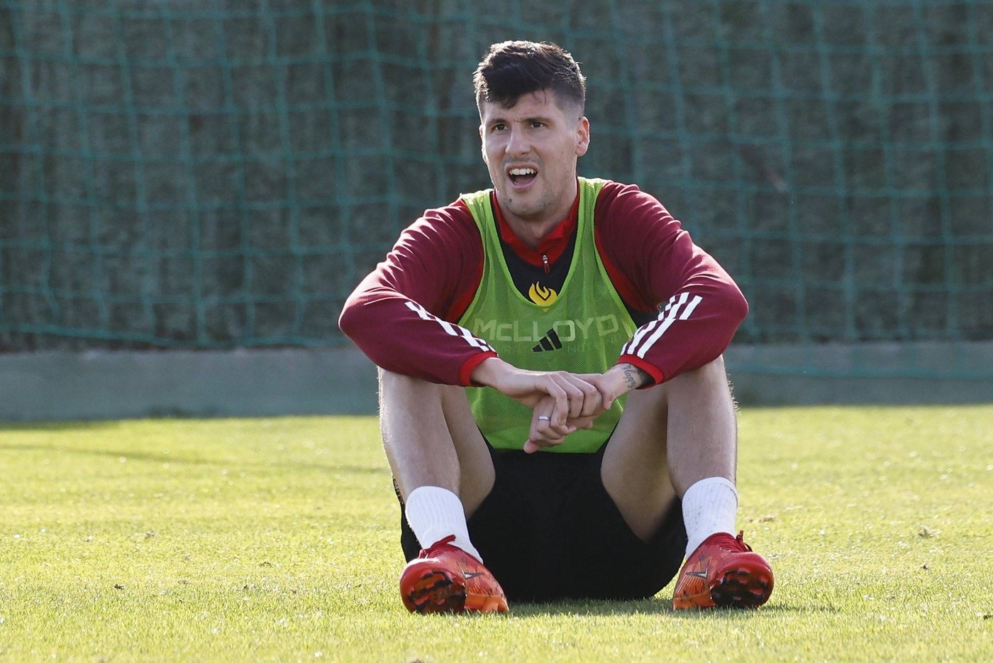 winter training camp Standard de Liege 11/01/2024 MARBELLA, SPAIN - JANUARY 11 : Perica Stipe forward of Standard Liege pictured during the winter training camp of Standard de Liege as part of the preparation for the rest of the 2023-2024 Jupiler Pro League football season on January 11, 2024 in Marbella, SPAIN, 11/01/2024 Marbella SPAIN Copyright: xJanxDexMeuleneirx,Image: 836025256, License: Rights-managed, Restrictions: PUBLICATIONxNOTxINxFRAxBEL, Model Release: no, Credit line: Jan De Meuleneir / imago sportfotodienst / Profimedia