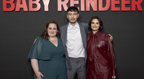 LOS ANGELES, CALIFORNIA - MAY 07: (L-R) Jessica Gunning, Richard Gadd and Nava Mau attend Netflix's "Baby Reindeer" ATAS official screening & Q&A at DGA Theater Complex on May 07, 2024 in Los Angeles, California.   Emma McIntyre,Image: 871075893, License: Rights-managed, Restrictions: , Model Release: no, Credit line: Emma McIntyre / Getty images / Profimedia