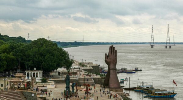 A view of Namo Ghat is pictured in Varanasi on August 2, 2024.,Image: 895179554, License: Rights-managed, Restrictions: , Model Release: no, Credit line: Niharika KULKARNI / AFP / Profimedia