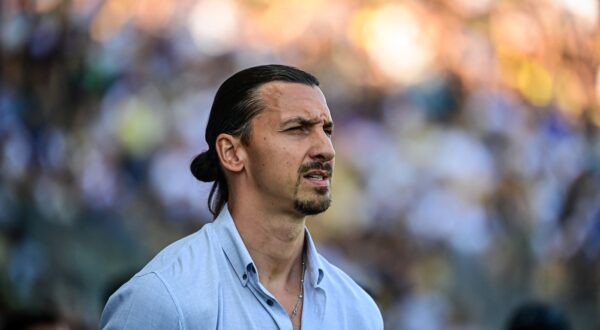 AC Milan's Swedish senior advisor Zlatan Ibrahimovic looks on ahead of the Italian Serie A football match between Parma Calcio 1913 and AC Milan at Ennio-Tardini Stadium in Parma, on August 24, 2024.,Image: 901244865, License: Rights-managed, Restrictions: , Model Release: no, Credit line: Piero CRUCIATTI / AFP / Profimedia