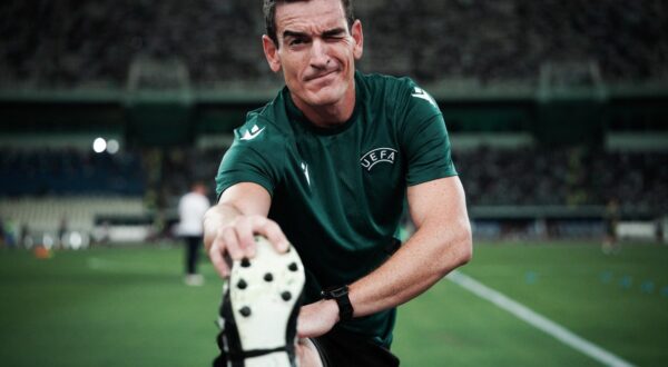 Referee Juan Martínez Munuera during the UEFA Conference League, Play-offs, 2nd leg football match between Panathinaikos and RC Lens on August 30, 2024 at OAKA stadium in Athens, Greece.,Image: 903034441, License: Rights-managed, Restrictions: GREECE OUT, Model Release: no, Credit line: Menelaos Myrillas / AFP / Profimedia