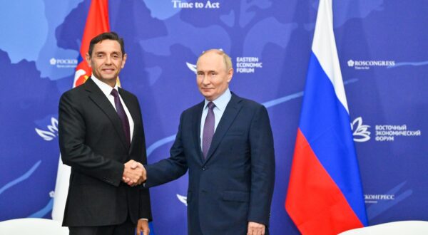 Aleksandar Vulin i Vladimir Putin