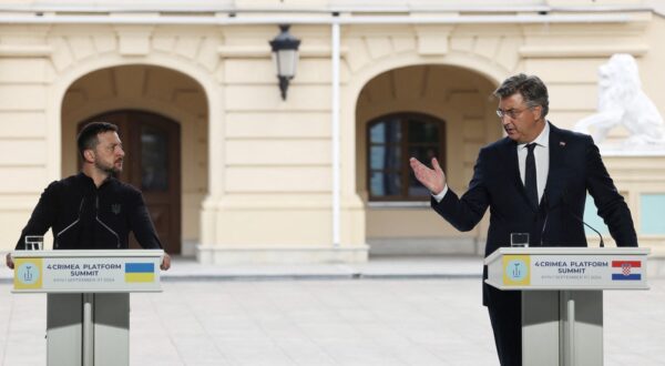 Volodimir Zelenski i Andrej Plenković