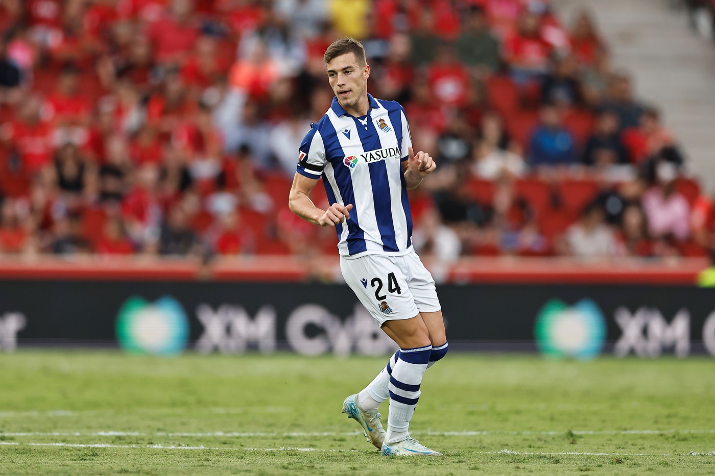 Luka Sucic (Sociedad), SEPTEMBER 17, 2024 - Football / Soccer : Spanish "La Liga EA Sports" match between RCD Mallorca 1-0 Real Sociedad at the Estadi Mallorca Son Moix in Palma de Mallorca, Spain.,Image: 909277515, License: Rights-managed, Restrictions: No third party sales, Model Release: no, Credit line: Mutsu Kawamori / AFLO / Profimedia