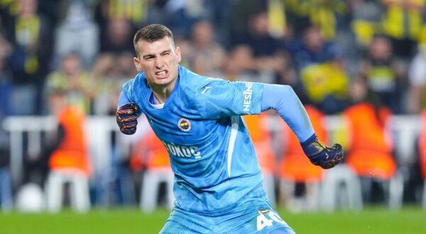 ISTANBUL, TURKIYE - SEPTEMBER 26: Goalkeeper Dominik Livakovic of Fenerbahce celebrates after saving a penalty during the UEFA Europa League first-week match between Fenerbahce and Union Saint-Gilloise at Ulker Fenerbahce Sukru Saracoglu Stadium in Istanbul, Turkiye on September 26, 2024. Agit Erdi Ulukaya / Anadolu/ABACAPRESS.COM,Image: 912335463, License: Rights-managed, Restrictions: , Model Release: no, Credit line: AA/ABACA / Abaca Press / Profimedia