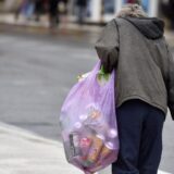 22.03.2024., Sibenik - Prikupljanje pet ambalaze za otkup. Photo: Hrvoje Jelavic/PIXSELL