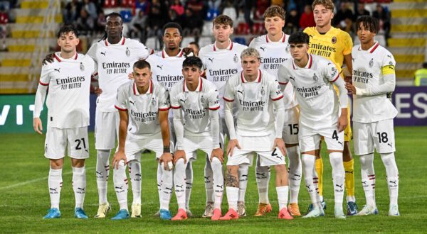 Team Milan Futuro during Torres vs Milan Futuro, Italian football Serie C match in Sassari, Italy, September 18 2024 Copyright: xLuigixCanu IPAxSportx xipa-agencx IPA_49804325 IPA_Agency_IPA49804325