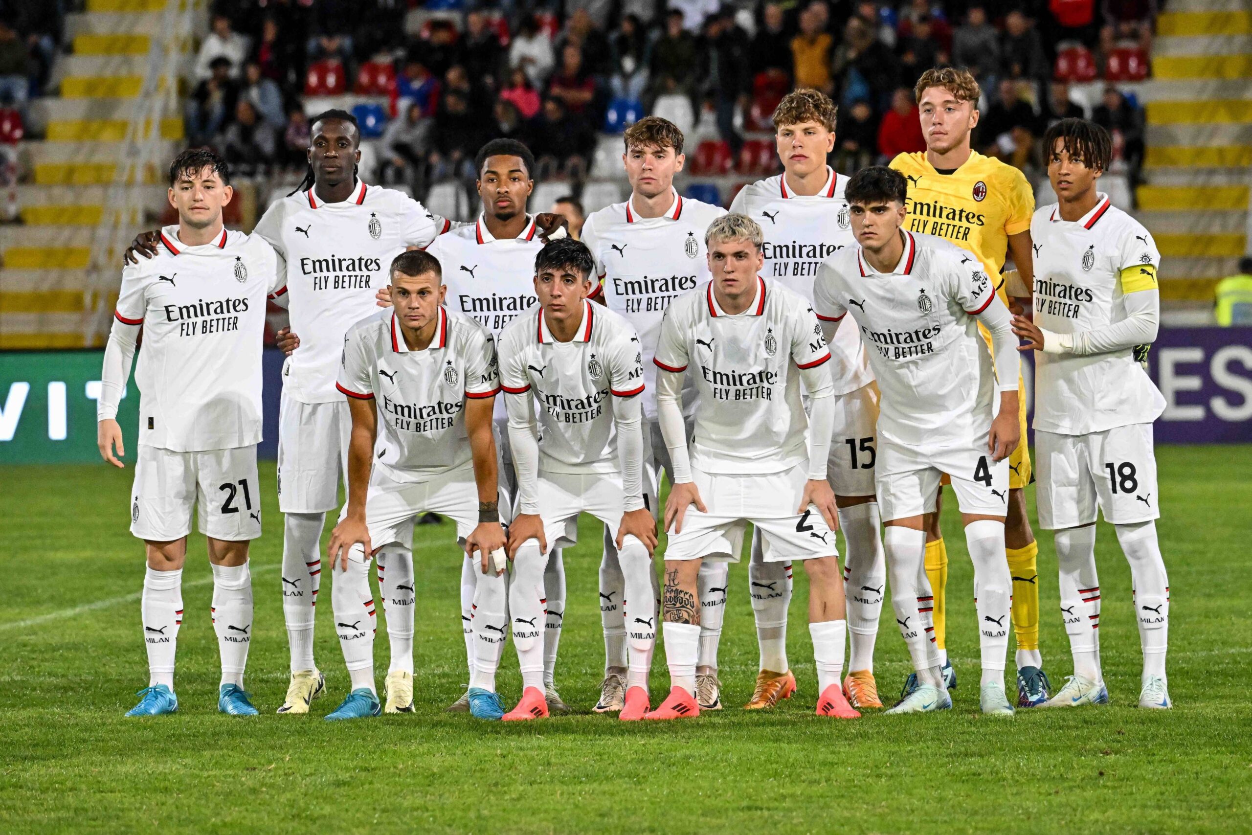 Team Milan Futuro during Torres vs Milan Futuro, Italian football Serie C match in Sassari, Italy, September 18 2024 Copyright: xLuigixCanu IPAxSportx xipa-agencx IPA_49804325 IPA_Agency_IPA49804325