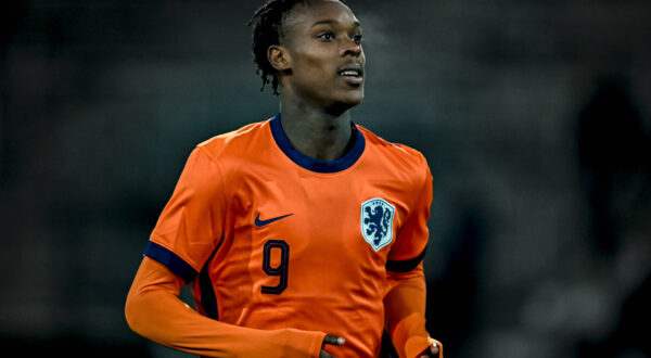 Netherlands player Emmanuel Emegha, during the match Netherlands U21, U 21 - Sweden u21 at the Goffertstadion for the Qualification EK 2025 group C matchday 16 season 2024-2025 in NIJMEGEN, Netherlands on 14 oktober 2024 photo by Stefan Koops/EYE4images/DeFodi Images not used in POL / SRB / CRO / FRA / GBR / NED / ITA / USA Defodi-746_195346 *** Netherlands player Emmanuel Emegha, during the match Netherlands u21 Sweden u21 at the Goffertstadion for the Qualification EK 2025 group C matchday 16 season 2024 2025 in NIJMEGEN, Netherlands on 14 oktober 2024 photo by Stefan Koops EYE4images DeFodi Images not used in POL SRB CRO FRA GBR NED ITA USA Defodi 746 195346 Defodi-746 not used in POL / SRB / CRO / FRA / GBR / NED / ITA / USA