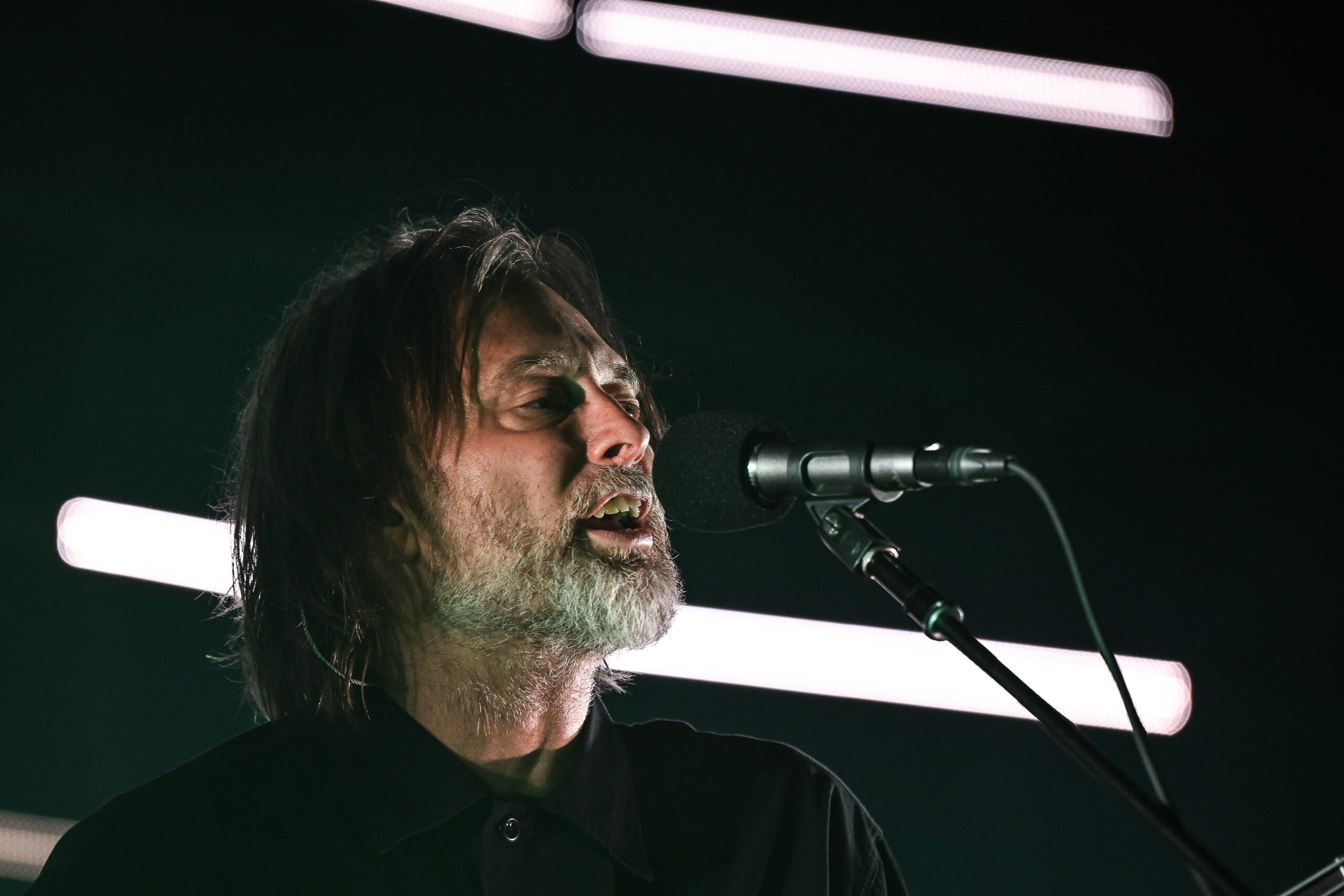 Music Concert - THE SMILE Summer 2024 Thom Yorke of The Smile performs during The Smile Live in Europe 2024 Tour at Cavea of Auditorium Parco della Musica, on June 24, 2024 in Rome, Italy. Rome Cavea Auditorium Parco della Musica Italy Copyright: xDomenicoxCippitellix/xLiveMediax LPM_1418606