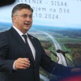 22.10.2024., Lekenik - Svecanost pustanja u promet dionice Lekenik - Sisak, autoceste A11 Zagreb - Sisak sa spojem na drzavnu cestu D36. predsjednik Vlade RH Andrej Plenkovic Photo: Zeljko Hladika/PIXSELL