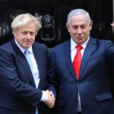 Prime Minister Boris Johnson greets the Prime Minister of Israel Benjamin Netanyahu outside 10 Downing Street, London.,Image: 469268912, License: Rights-managed, Restrictions: , Model Release: no, Credit line: Aaron Chown / PA Images / Profimedia