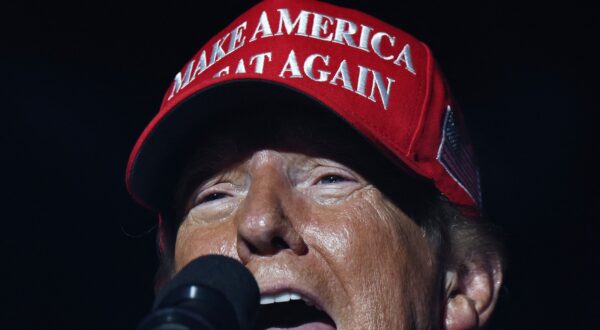 COACHELLA, CALIFORNIA - OCTOBER 12: Republican presidential nominee, former U.S. President Donald Trump speaks at a campaign rally on October 12, 2024 in Coachella, California. With 24 days to go until election day, former President Donald Trump is detouring from swing states to hold the rally in Democratic presidential nominee, Vice President Kamala Harris' home state.   Mario Tama,Image: 920393285, License: Rights-managed, Restrictions: , Model Release: no, Credit line: MARIO TAMA / Getty images / Profimedia