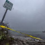 epa11651242 A  tilted sign stands at the entrance of the closed Marina Jack as the town prepares for Hurricane Milton in Oyster Bay, Sarasota, Florida, USA, 09 October 2024. According to the National Hurricane Center's Live Hurricane Tracker, Hurricane Milton is set to make landfall on the west coast of Florida on 09 October 9. After rapidly intensifying into a Category 5 storm on 07 October, Milton is anticipated to weaken as it reaches the shore but will still bring significant weather impacts across the state.   EPA/CRISTOBAL HERRERA-ULASHKEVICH