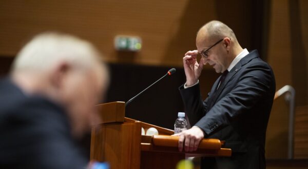 Varšava, 22.10.2024. - Konferencija za medije Marijana Pavličeka u saboru.  Na fotografiji Ivan Anušić.  foto HINA/ Daniel KASAP/ dk