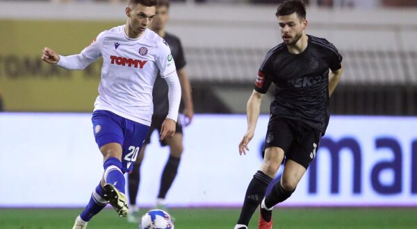 03.04.2024., stadion Poljud, Split - SuperSport Hrvatski nogometni kup, polufinale, HNK Hajduk - GNK Dinamo.  Photo: Sime Zelic/PIXSELL