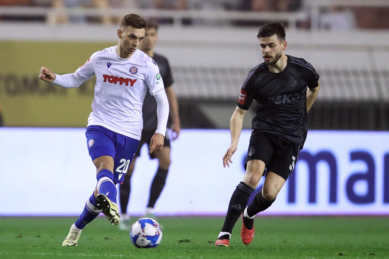 03.04.2024., stadion Poljud, Split - SuperSport Hrvatski nogometni kup, polufinale, HNK Hajduk - GNK Dinamo.  Photo: Sime Zelic/PIXSELL