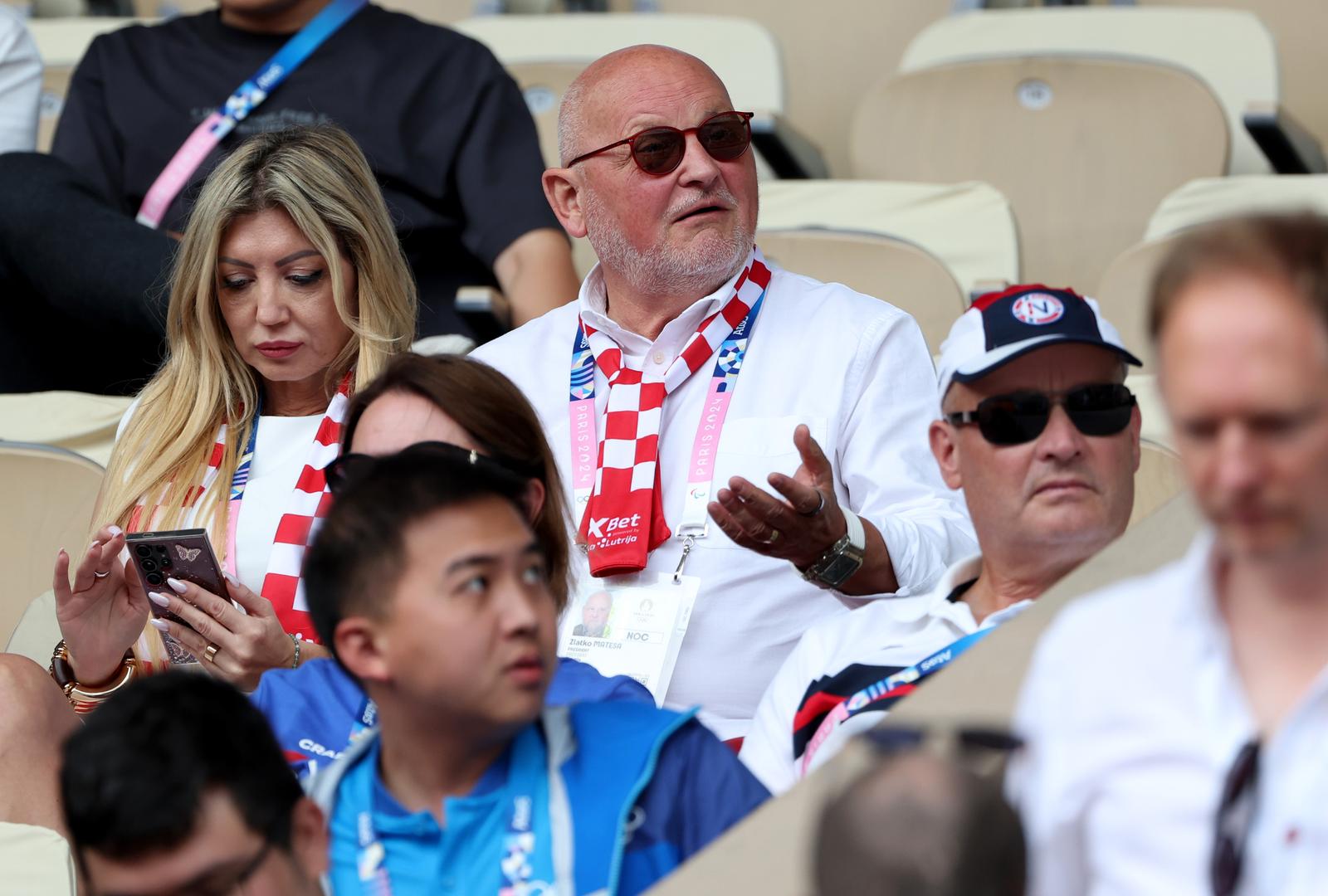 03.08.2024., Pariz, Francuska - XXXIII. Olimpijske igre Pariz 2024. Finale zenskog tenisa na centranom terenu Philippe Chatrier Roland Garrosa, Donna Vekic, Hrvatska - Qinwen Zheng, Kina. Photo: Igor Kralj/PIXSELL