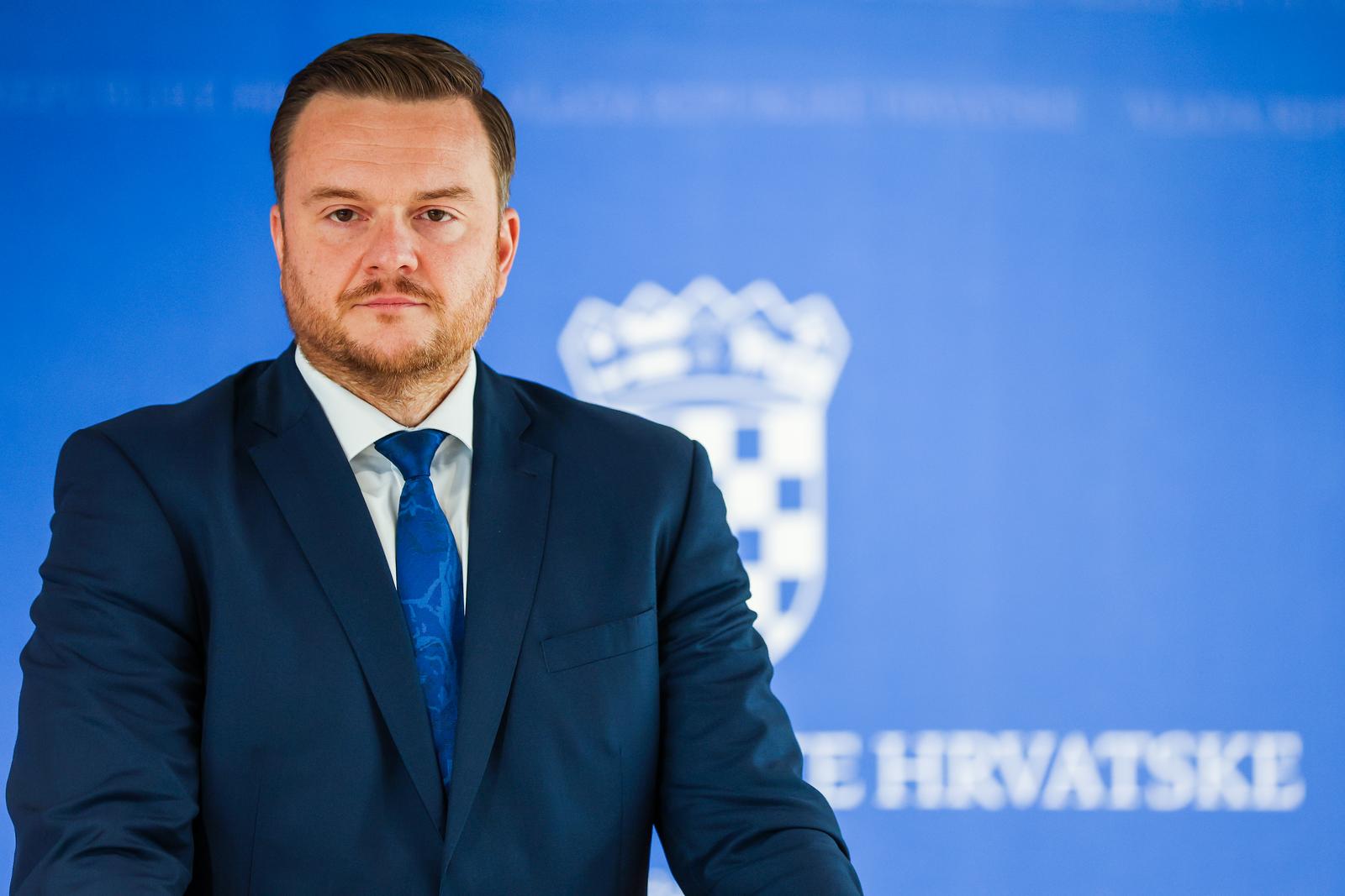 03.10.2024., Zagreb - Potpredsjednik Vlade i ministar financija Marko Primorac dao je izjavu medijima u Nacionalnoj i sveucilisnoj knjiznici nakon 28. sjednice Vlade Republike Hrvatske. Photo: Slavko Midzor/PIXSELL