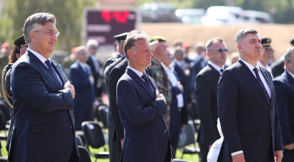 Andrej Plenković, Gordan Jandroković i Zoran Milanović