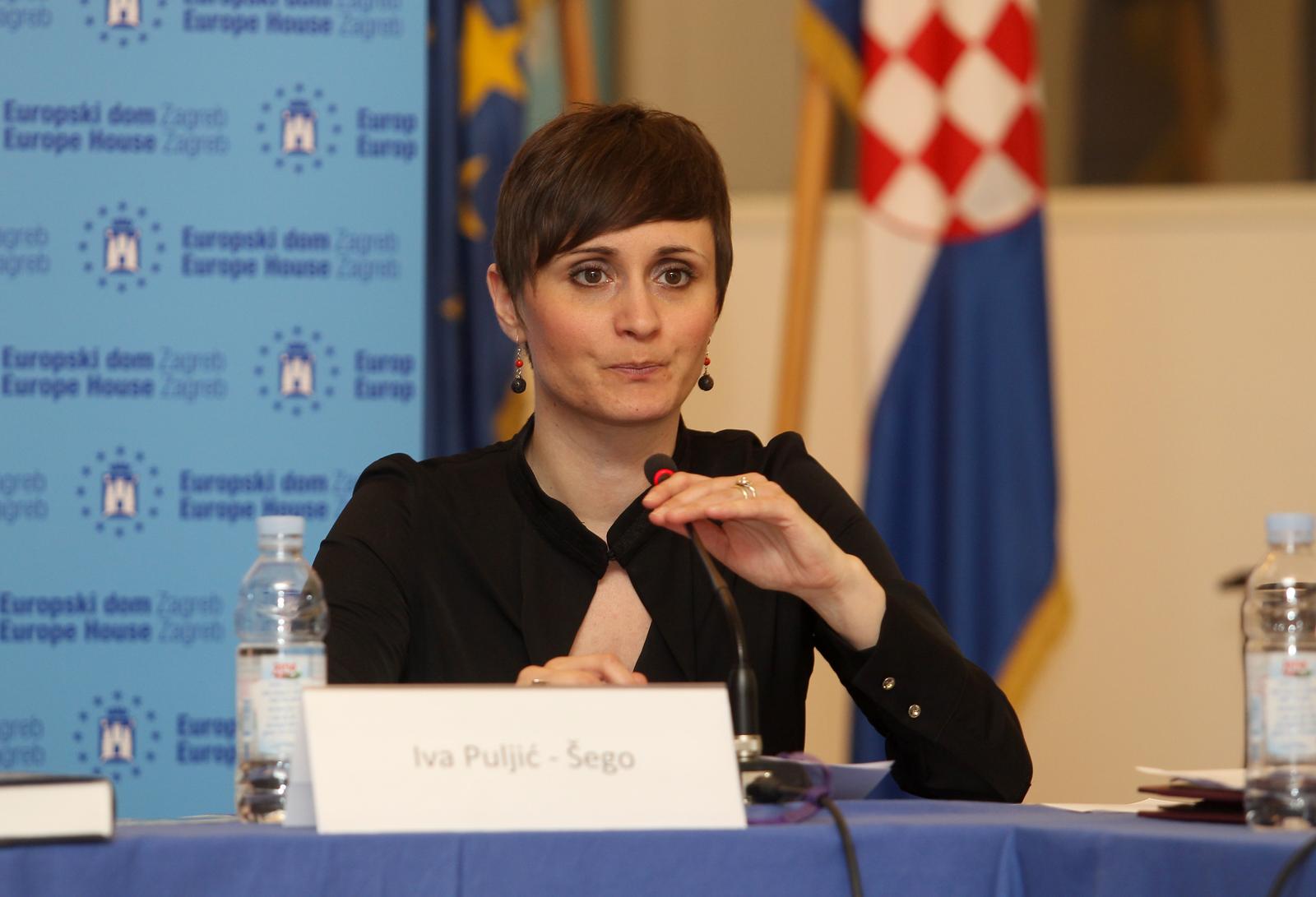 08.05.2014. Zagreb- Vecernjakovo suceljavanje kandidata za EU izbore. Nikica Gabric, Mirela Holy, Andrej Plenkovic, Neven Mimica, Nikola Vuljanic i Milan Kujundzic."nPhoto: Boris Scitar/Vecernji list/PIXSELL