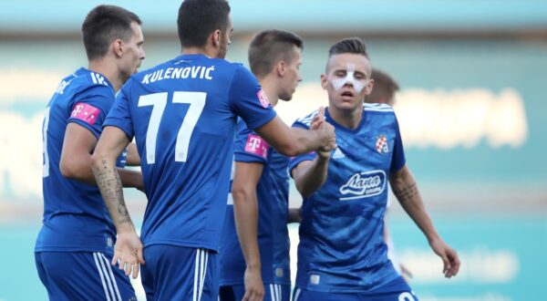 08.08.2020., Zagreb, stadion Maksimir - Prijateljska nogometna utakmica GNK Dinamo - NK Celje. Sandro Kulenovic, Damian Kadzior. Photo: Igor Kralj/PIXSELL