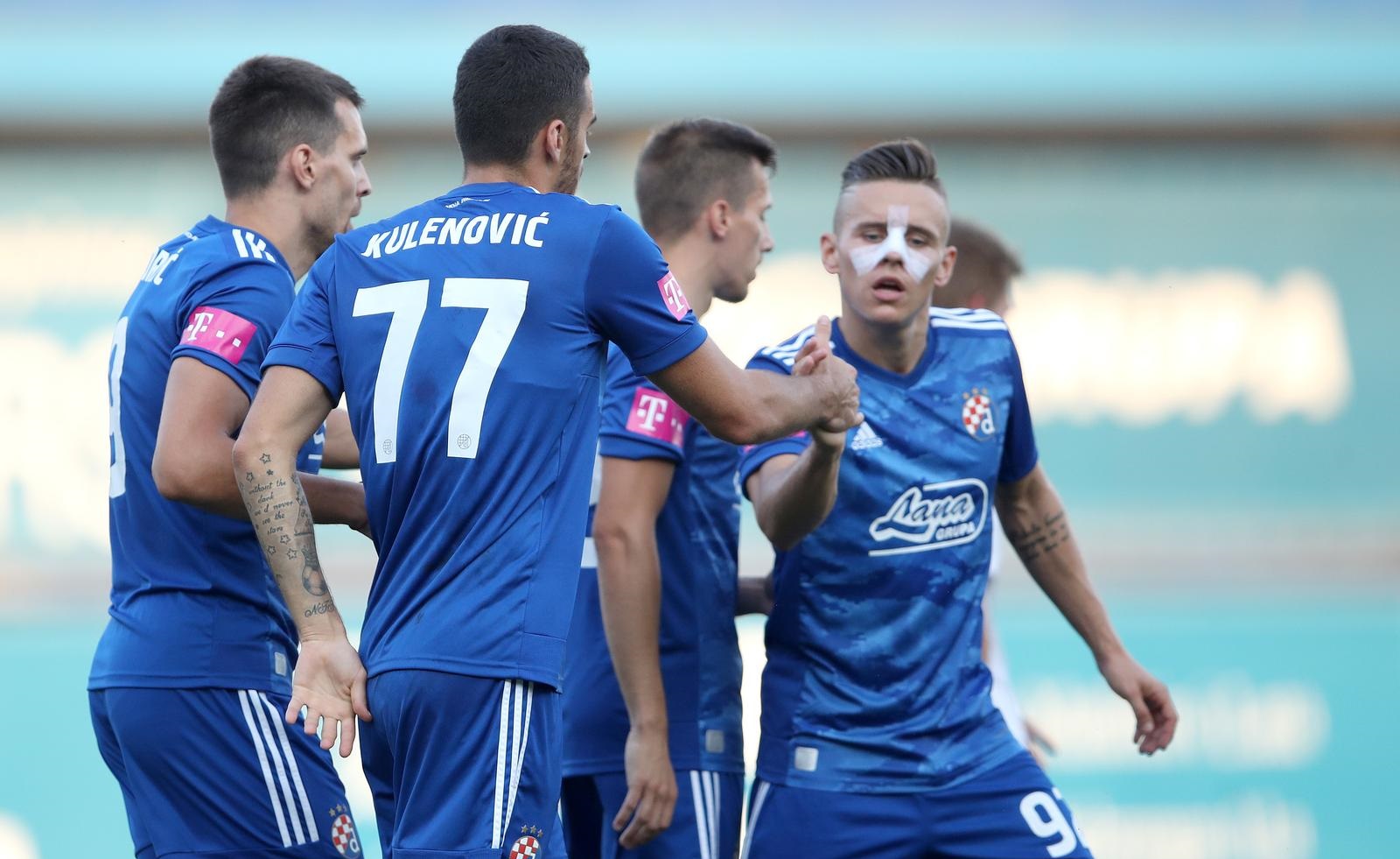 08.08.2020., Zagreb, stadion Maksimir - Prijateljska nogometna utakmica GNK Dinamo - NK Celje. Sandro Kulenovic, Damian Kadzior. Photo: Igor Kralj/PIXSELL