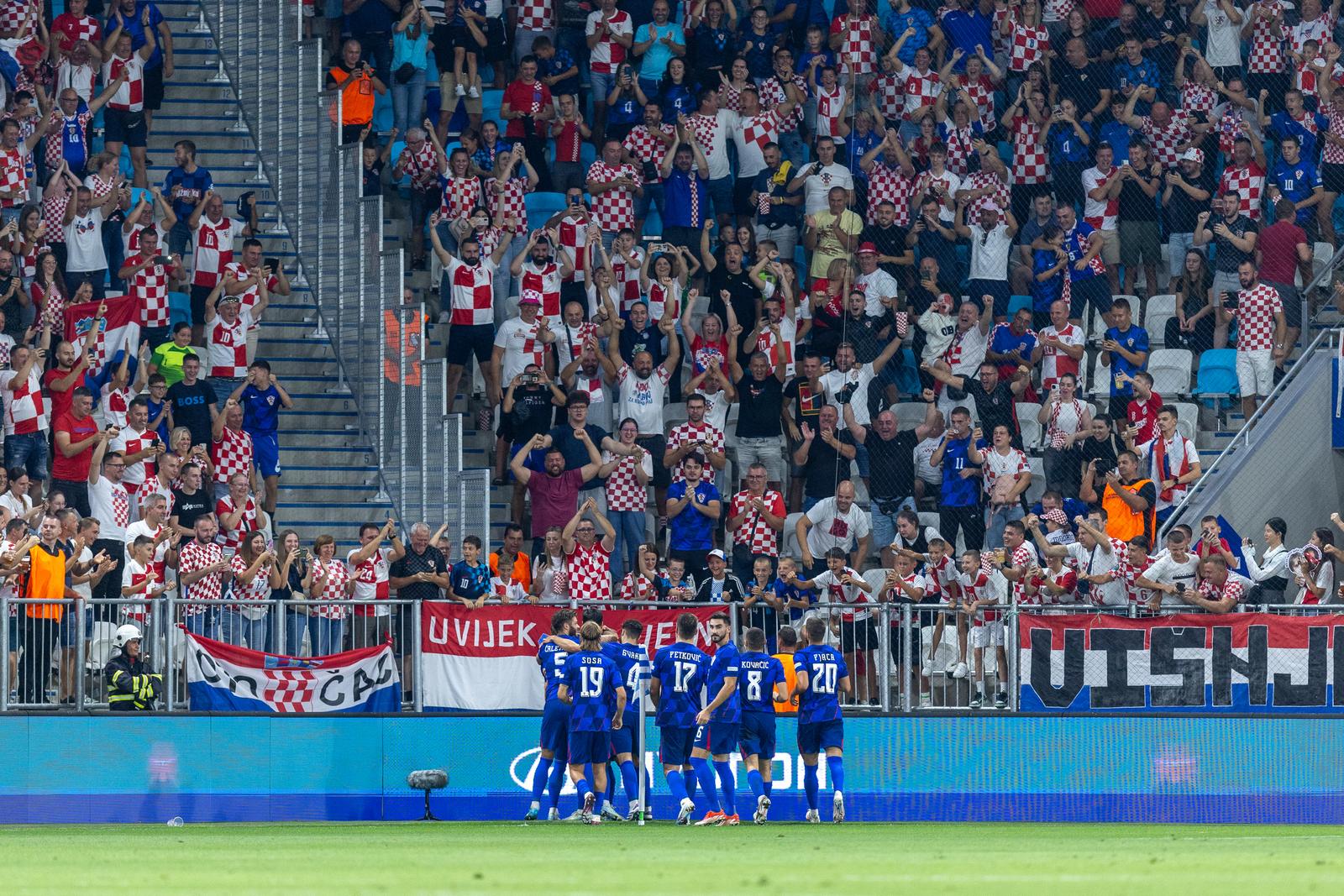 08.09.2024., Opus Arena, Osijek - UEFA Liga nacija, Liga A, skupina 1, 2. kolo, Hrvatska - Poljska.
 Photo: Borna jaksic/PIXSELL