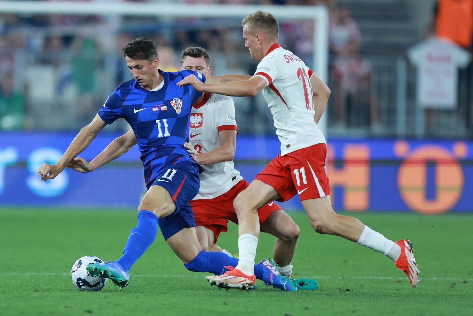 08.09.2024., Opus Arena, Osijek - UEFA Liga nacija, Liga A, skupina 1, 2. kolo, Hrvatska - Poljska. Photo: Davor Javorovic/PIXSELL