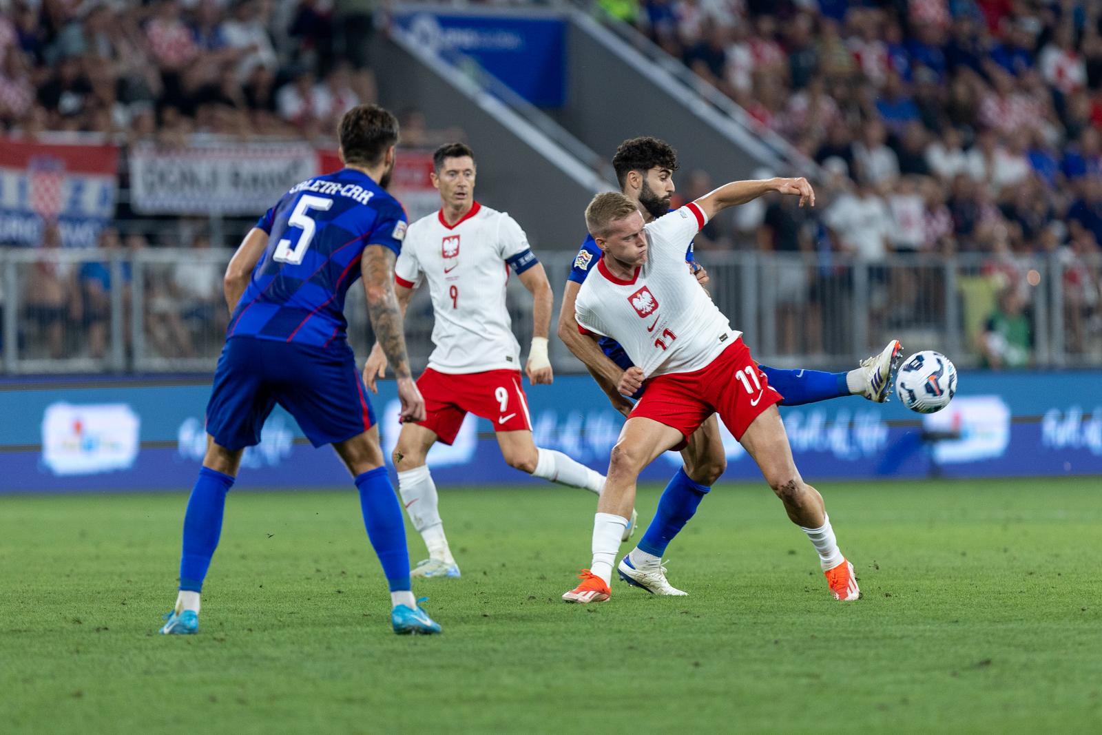 08.09.2024., Opus Arena, Osijek - UEFA Liga nacija, Liga A, skupina 1, 2. kolo, Hrvatska - Poljska.
 Photo: Borna jaksic/PIXSELL