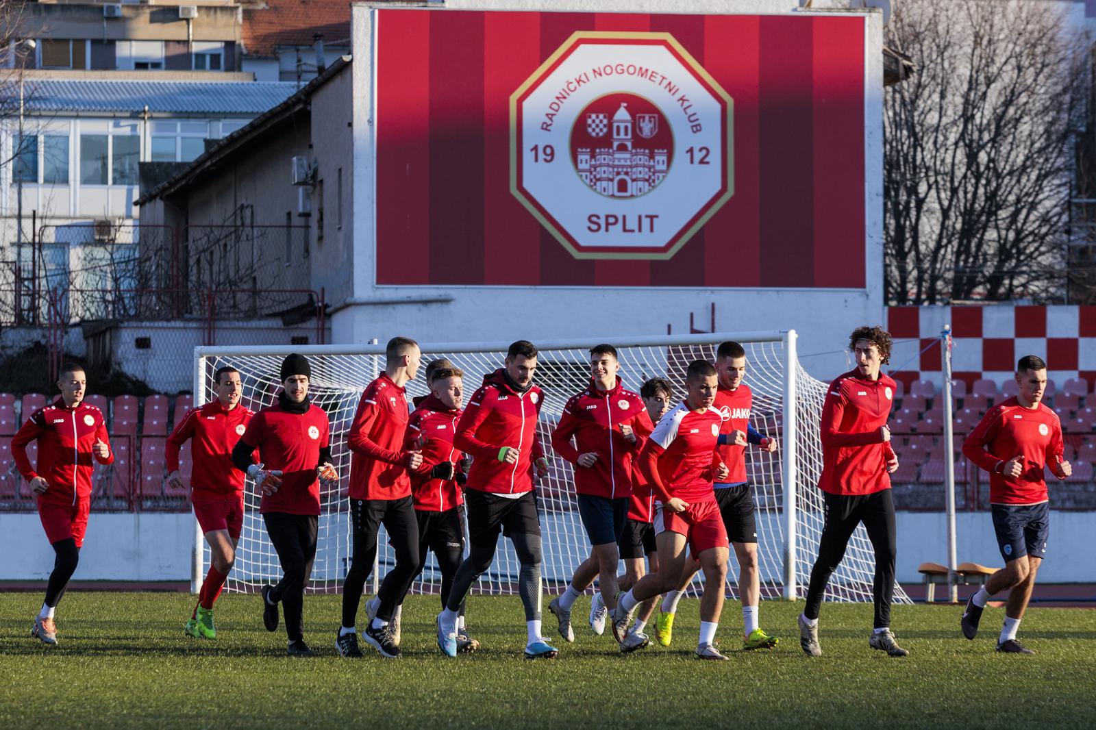 09.02.2023., Split - Trening RNK Split na Parku Mladezi pred utakmicu Kupa s Dinamom.
  Photo: Miroslav Lelas/PIXSELL