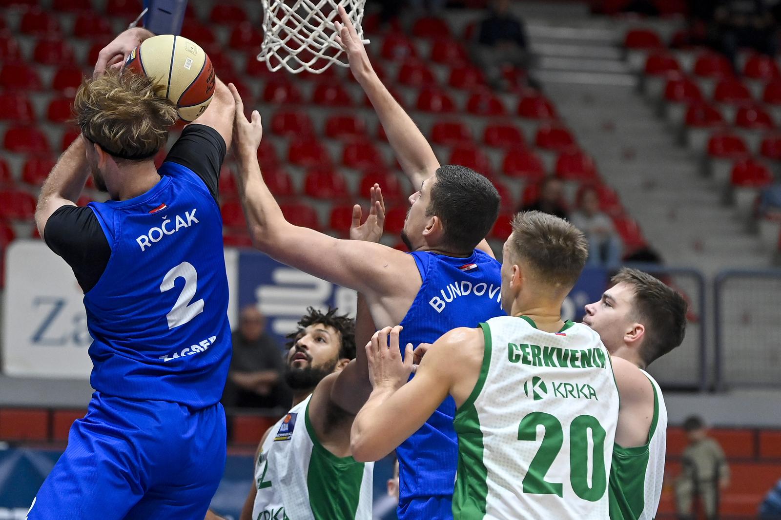 09.10.2024., Zagreb - 4. Kolo ABA lige Cibona -  Krka. Photo: Igor Soban/PIXSELL