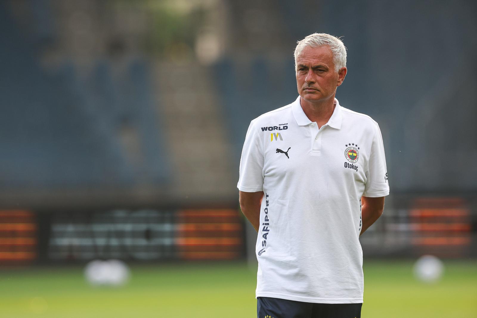 10.07.2024., Merkur Arena, Graz, Austrija - Prijateljska nogometna utakmica HNK Hajduk - Fenerbahce. Jose Mourinho Photo: Luka stanzl/PIXSELL